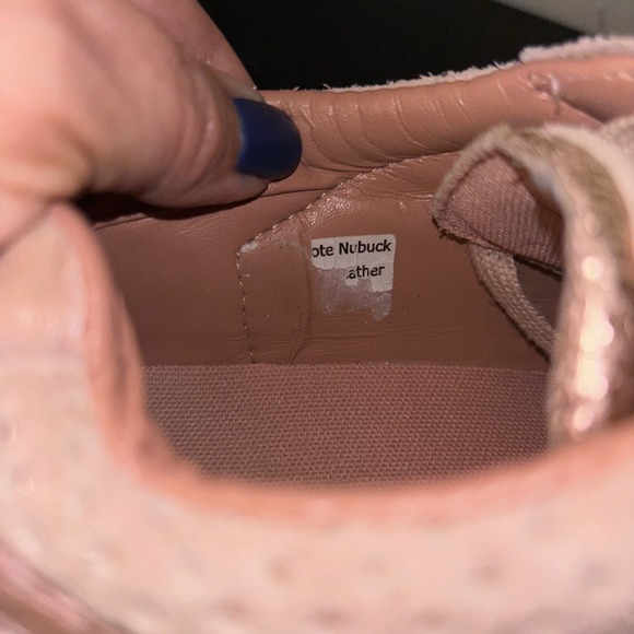 Gola Harrier | Women's US 9 EU 39-40 | Pink Suede Rose Gold Sneakers - Picture 8 of 11